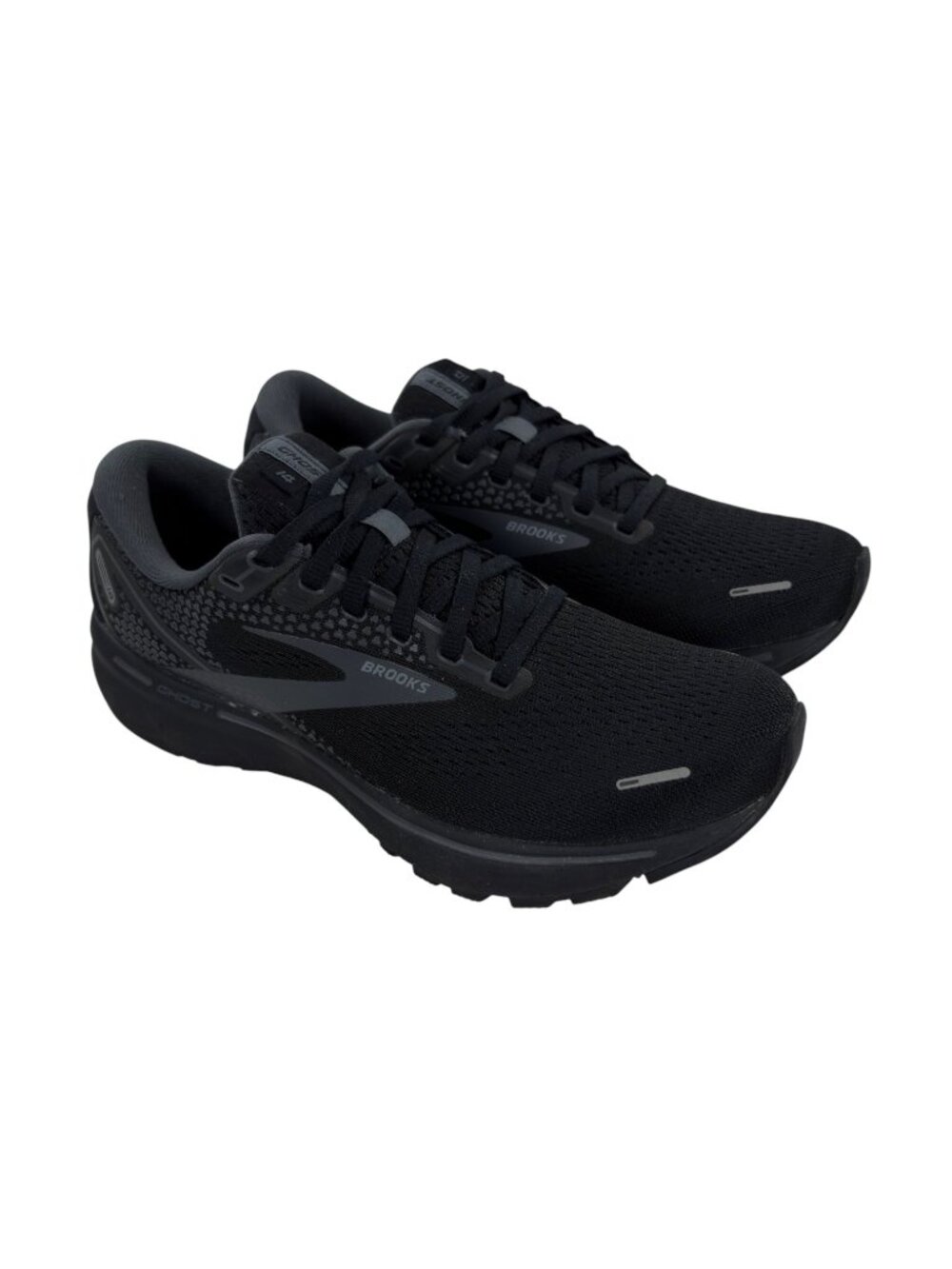 Brooks Ghost 14 Running Shoes Womens Size 10 M Black/Black
